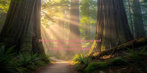 Beautiful scenery deep - deep, forest
