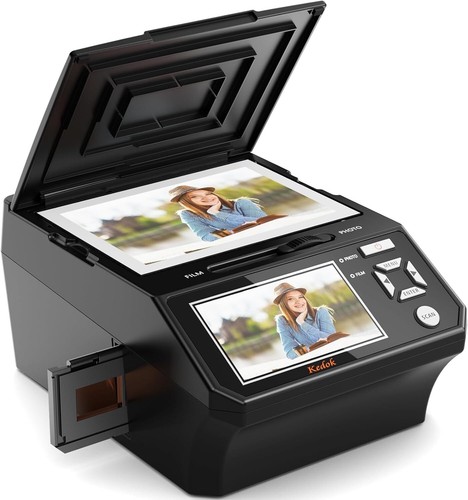 Film scanner converts - film,