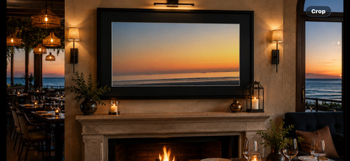 Peaceful beach sunset