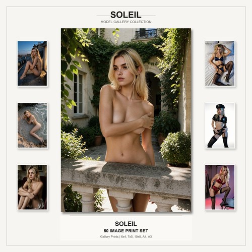 Sexy art photography print - print, set